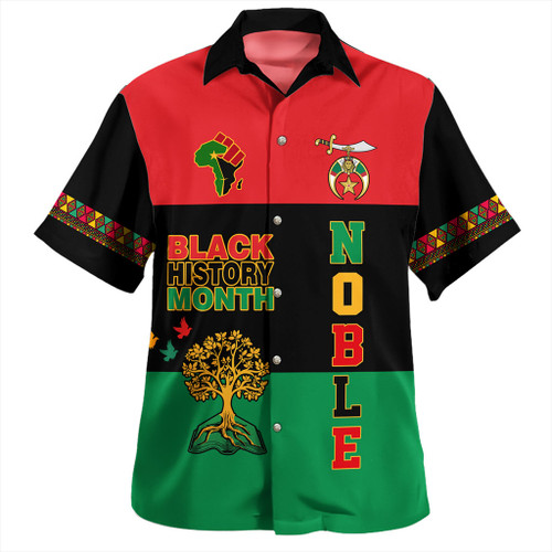 Prince Hall Shriners Hawaiian Shirt Noble With Black History Month