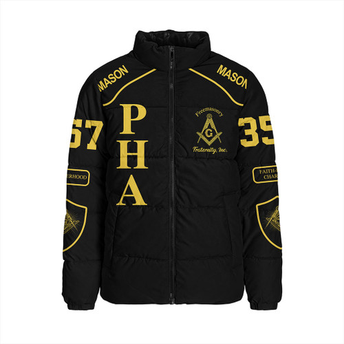 Prince Hall Freemasonry Padded Jacket Brotherhood
