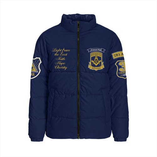 Prince Hall Freemasonry Padded Jacket Freemasonry Brotherhood Masonic