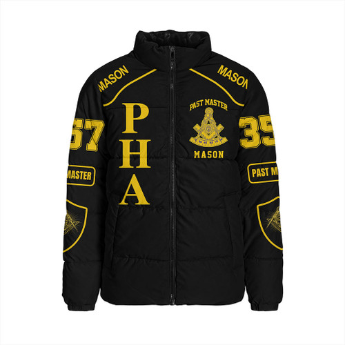 Prince Hall Freemasonry Padded Jacket Past Master Brotherhood Style