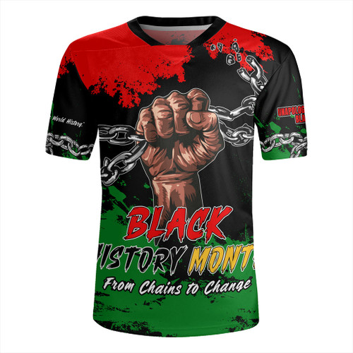 Black History Rugby Jersey Black History From Chains To Change