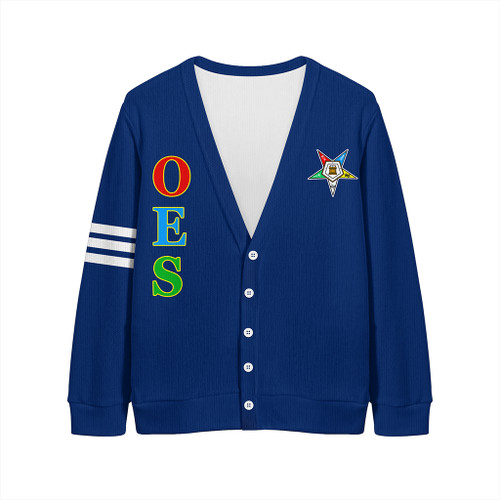 Order of the Eastern Star Knitted Cardigan Varsity Style Order of the Eastern Star Knitted Cardigan Varsity Style
