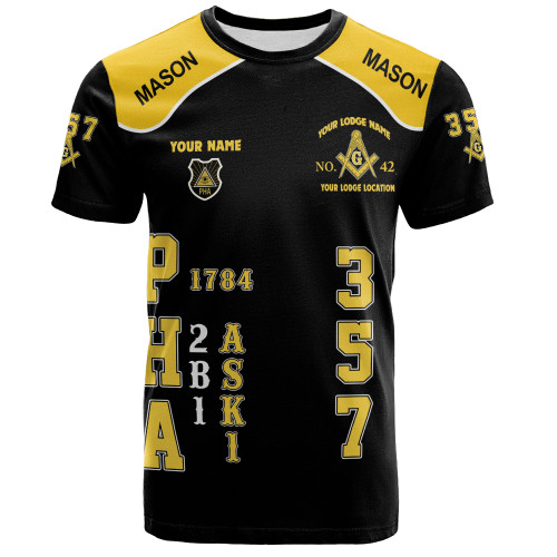 Prince Hall Freemasonry T-Shirt Custom Prince Hall Mason 357 Freemasonry Walking Varsity Style
