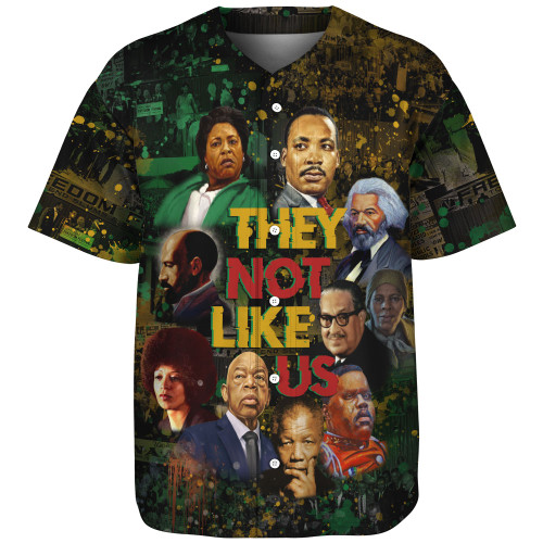 Black History Baseball Shirt They Not Like Us