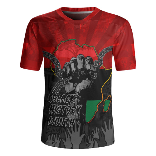 Black History Rugby Jersey Black Leaders Legacy Tribute