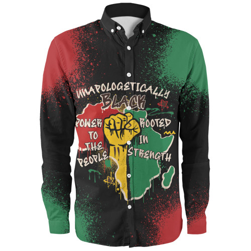 Black History Long Sleeve Shirt Power In Our Roots