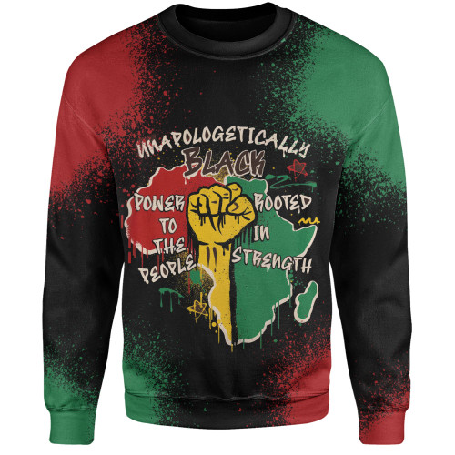 Black History Sweatshirt Power In Our Roots