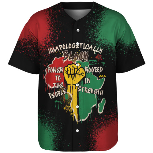 Black History Baseball Shirt Power In Our Roots
