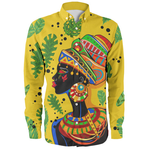 Black Identity Long Sleeve Shirt Power In Our Roots