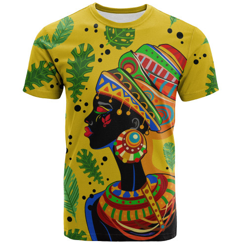 Black Identity T-Shirt African Art Women