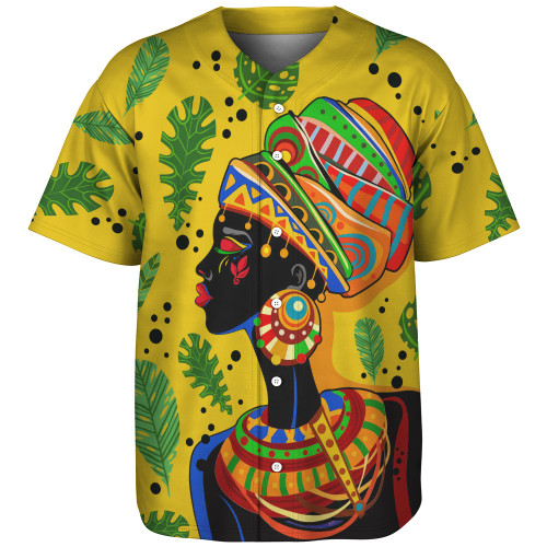 Black Identity Baseball Shirt African Art Women