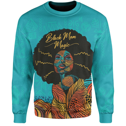 Black Identity Sweatshirt Black Mom Magic