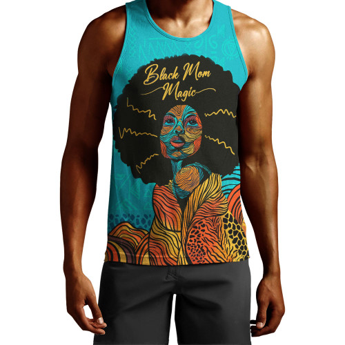Black Identity Tank Top Black Mom Magic