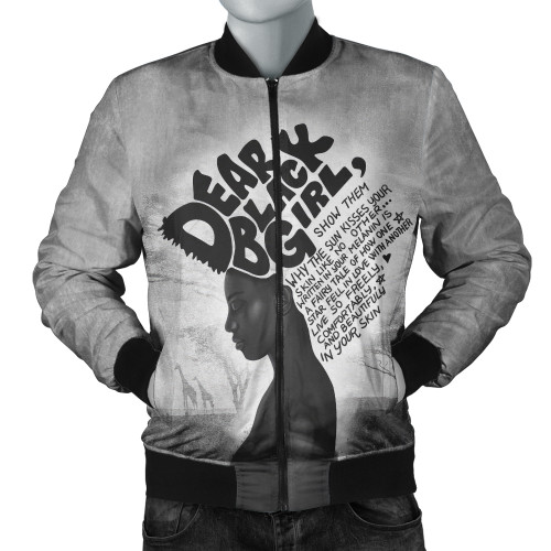 Black Identity Bomber Jacket Dear Black Girl