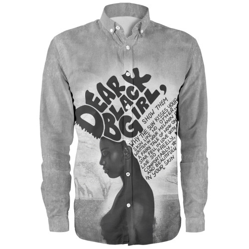 Black Identity Long Sleeve Shirt Dear Black Girl