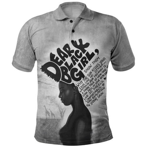 Black Identity Polo Shirt Dear Black Girl