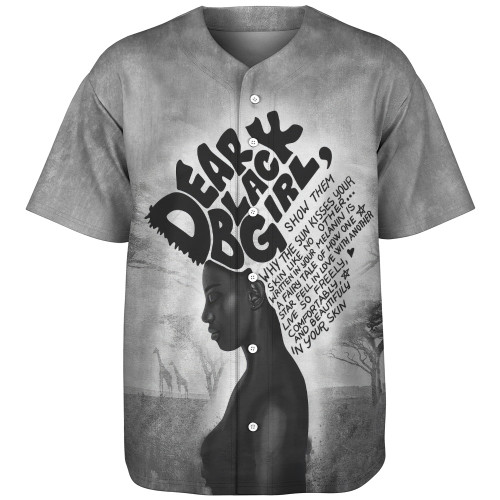 Black Identity Baseball Shirt Dear Black Girl
