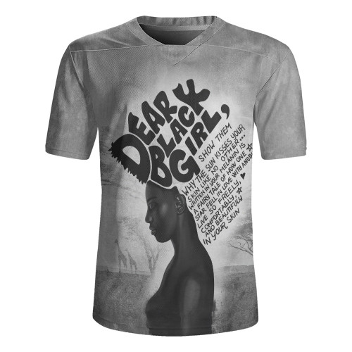 Black Identity Rugby Jersey Dear Black Girl