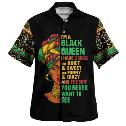 Black Identity Hawaiian Shirt Three Sides Of Me Premium