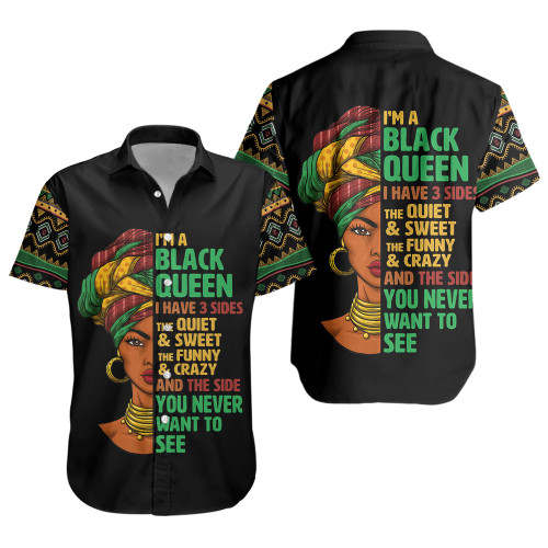 Black Identity Short Sleeve Shirt Three Sides Of Me Premium