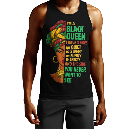 Black Identity Tank Top Three Sides Of Me Premium