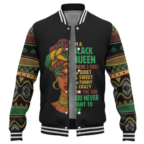 Black Identity Baseball Jacket Three Sides Of Me Premium
