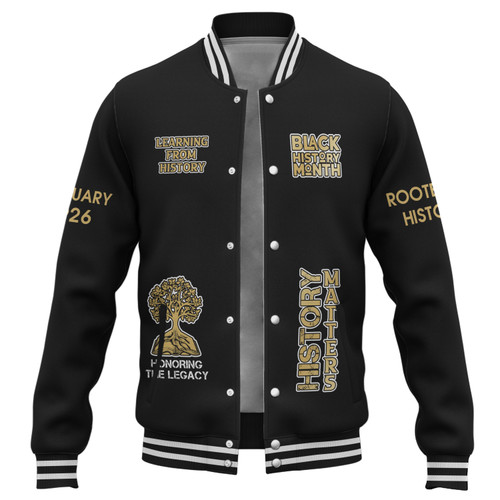 Black History Baseball Jacket Honoring The Legacy Varsity Style