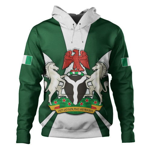 Nigeria Hoodie Coat Of Arms Royal Style