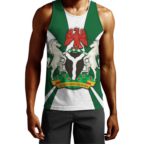 Nigeria Tank Top Coat Of Arms Royal Style