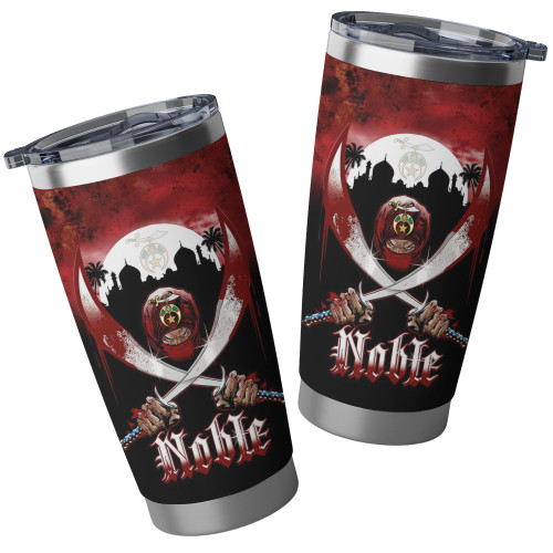 Prince Hall Shriners Tumbler Grunge Noble Shriners Dark Moon