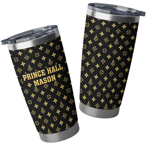 Prince Hall Freemasonry Tumbler LV Pattern