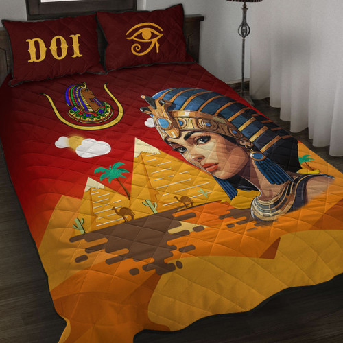 Prince Hall Shriners Quilt Bed Set DOI Daughters Of Isis Pyramid Queen Women