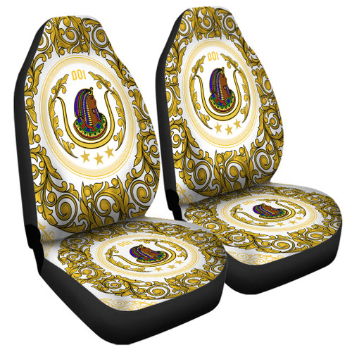 Prince Hall Shriners Car Seat Cover DOI Royal Floral Frame