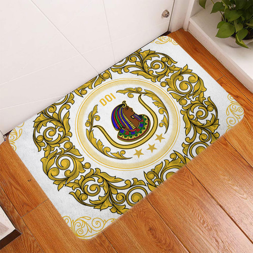 Prince Hall Shriners Doormat DOI Royal Floral Frame