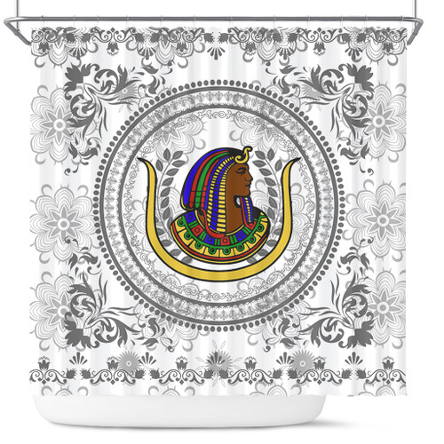 Prince Hall Shriners Shower Curtain DOI Floral Royal Circle