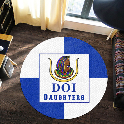 Prince Hall Shriners Round Rug DOI Royal Half Concept Style