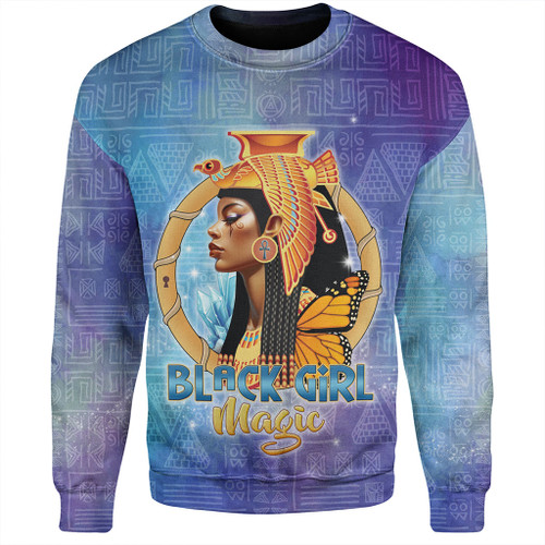 Black Identity Sweatshirt Black Girl Magic Egypt