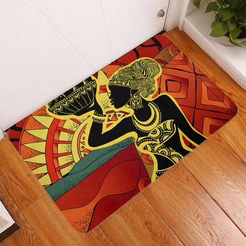 Black Identity Doormat African Woman Desert