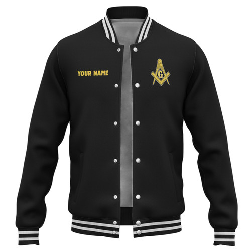 Prince Hall Freemasonry Baseball Jacket Custom Masonic Simple Style