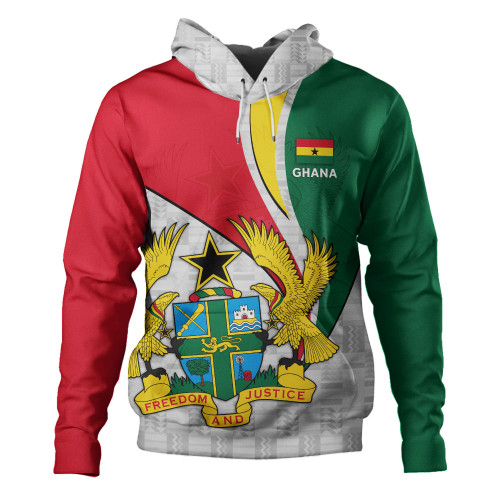 Ghana Hoodie Black Star National Pride Heritage Design