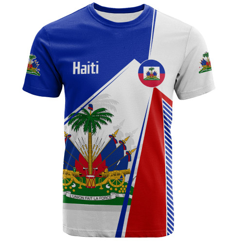Haiti T-Shirt National Pride Coat Of Arms Heritage Design