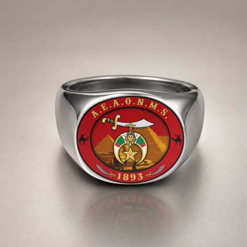 Prince Hall Shriners Ring Nobles 1893 Shrine AEAONMS