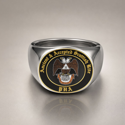 Prince Hall Scottish Rite Rings S.G.I.G. 33° P.H.A. Scottish Rite