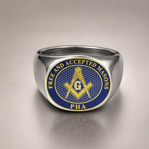 Prince Hall Freemasonry Ring Free And Accepted Masons Special Style