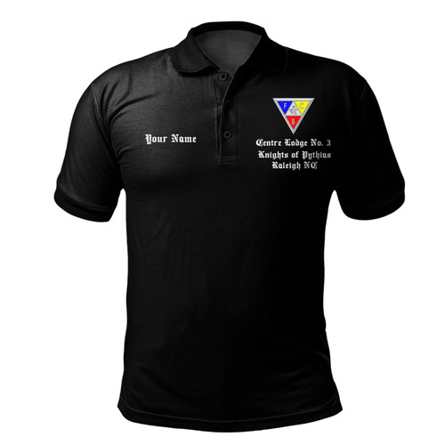 Knights of Pythias Polo Shirt Custom Logde Simple Style