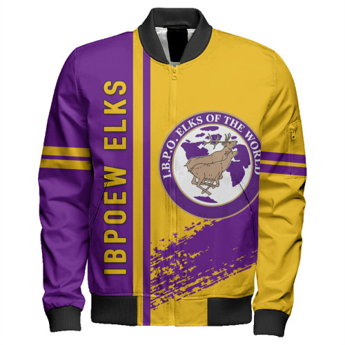 IBPOEW Zipper Bomber Jacket Quater style