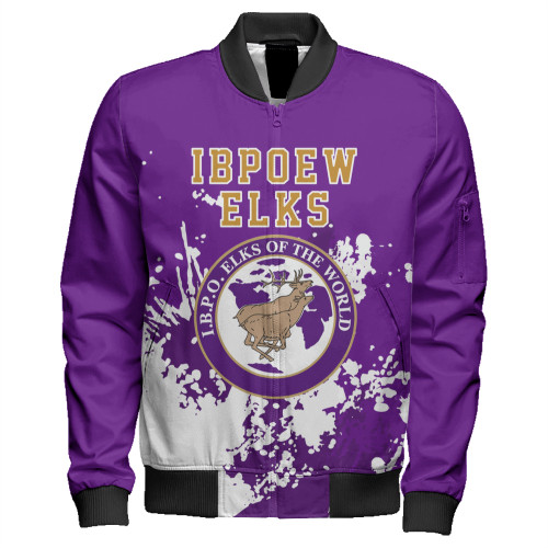 IBPOEW Zipper Bomber Jacket Spanit Style