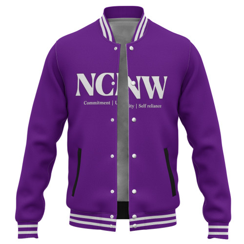 NCNW Baseball Jacket Simple Style