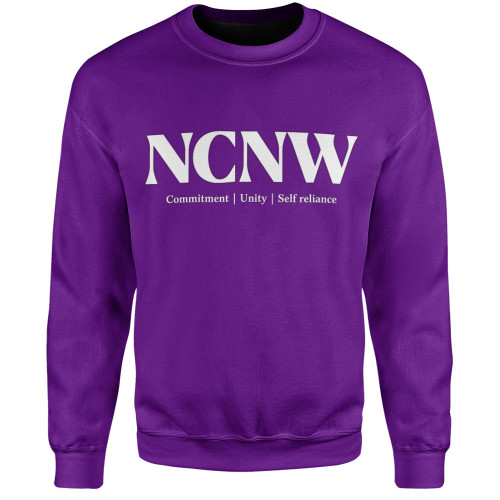 NCNW Sweatshirt Simple Style
