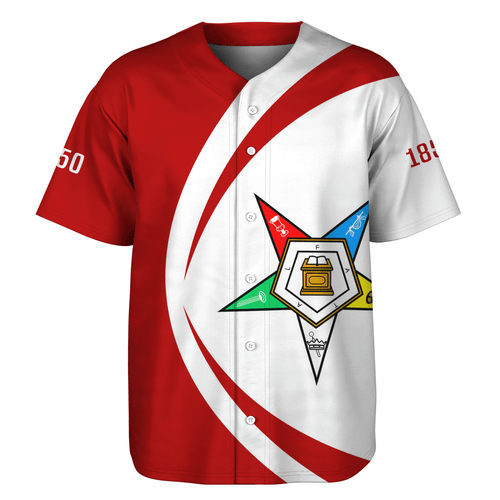 Order of the Eastern Star Baseball Shirt Circle Style